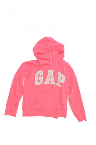 Dievčenská mikina Gap bez potlače, farba ružová, veľkosť 14-15 r