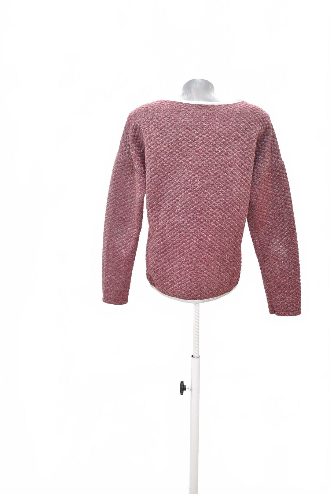 Dámska mikina Sweetissima bez potlače, farba bordó, veľkosť M