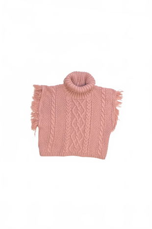 Dívčí Pončo Primark, barva růžová, velikost 4-5 r