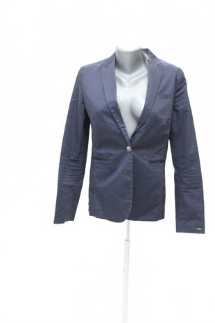Dámske sako Tommy Hilfiger, farba modrá, veľkosť 34