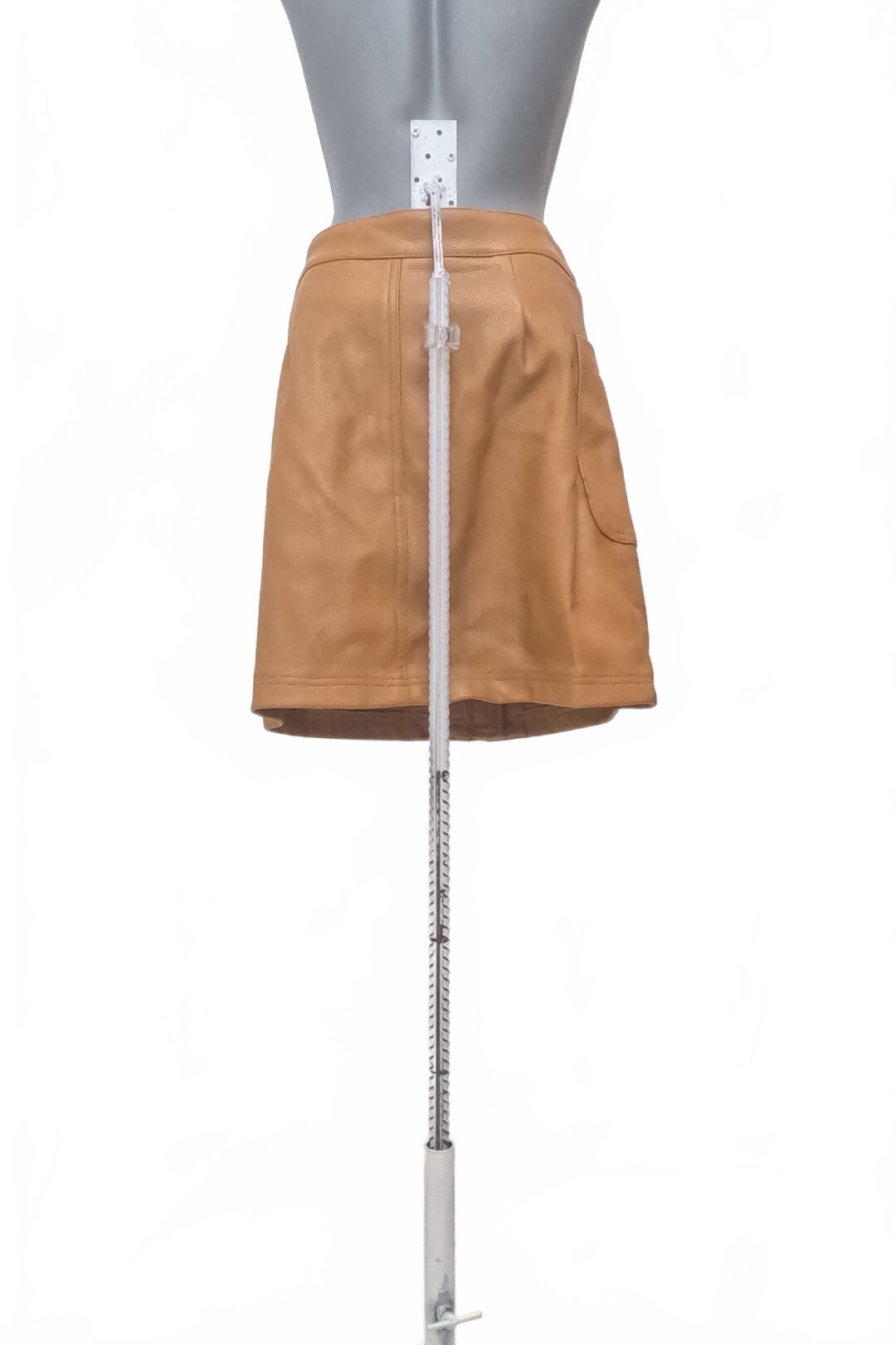 Dámska sukňa Amisu, farba hnedá, veľkosť S