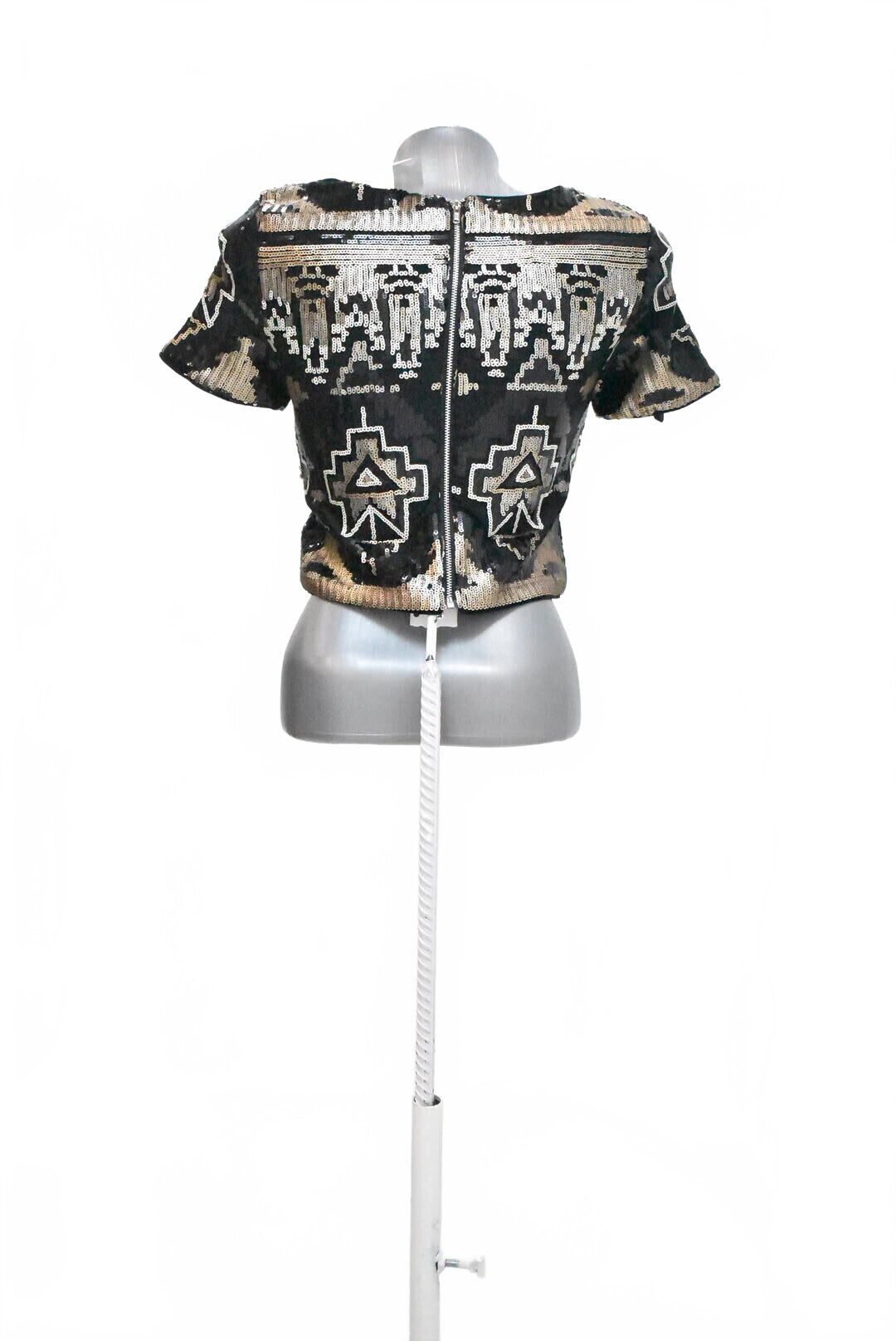 Dámske tričko Gas s potlačou, farba vzorovaná, veľkosť 36