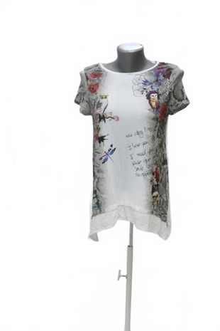 Dámske šaty Desigual, farba kvetovaná, veľkosť S