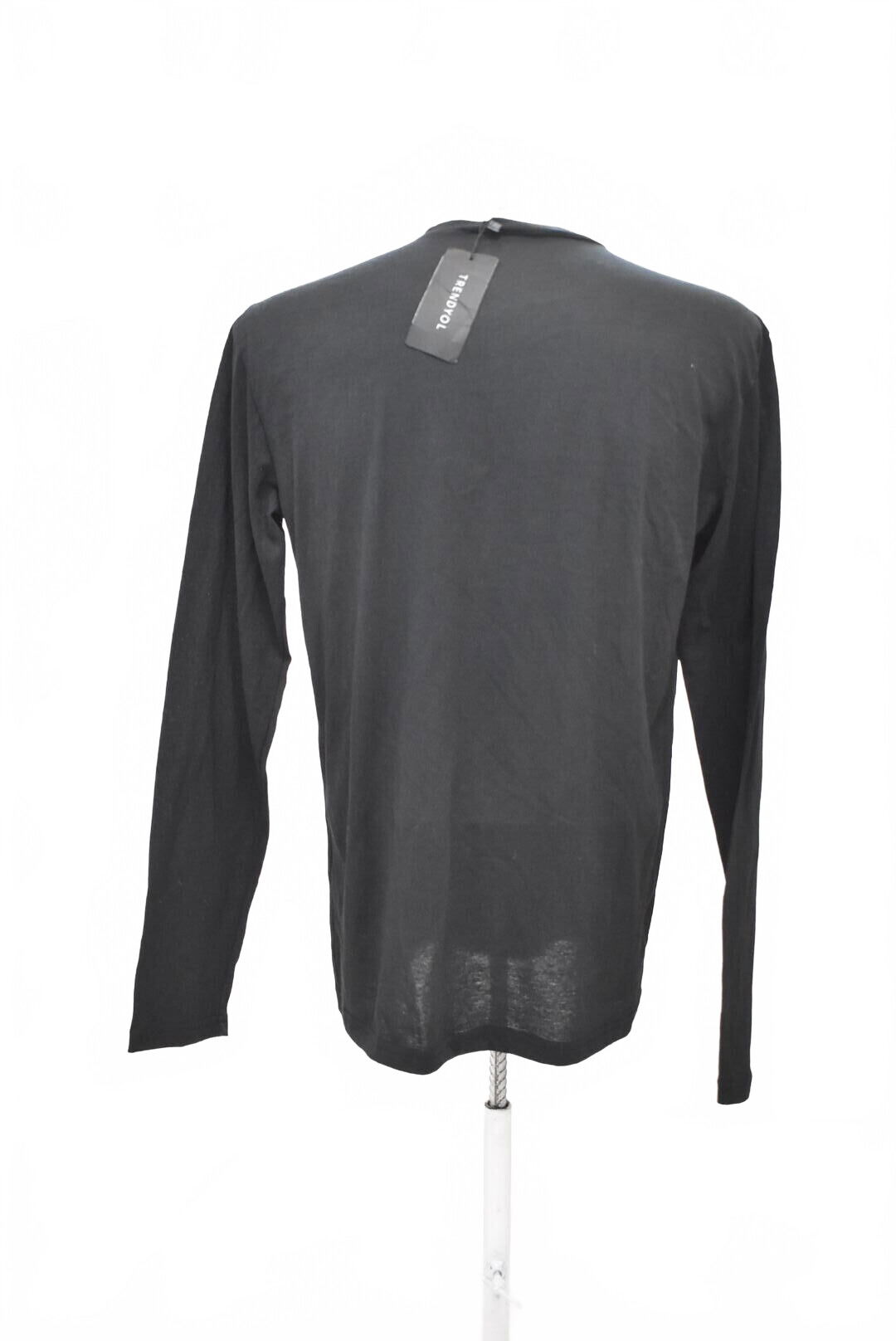 Pánské tričko Trendyol bez potisku, barva černá, velikost M