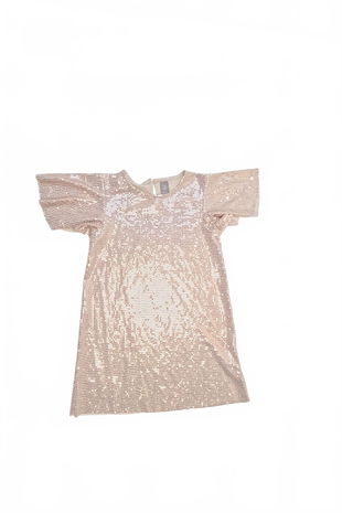 Dievčenské šaty Genesis, farba béžová, veľkosť 134