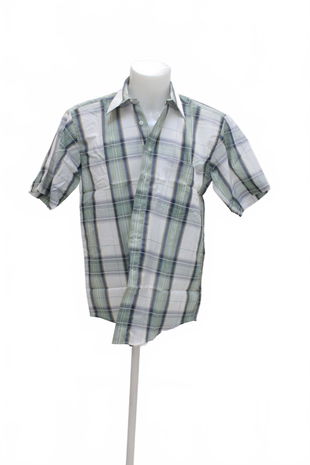 Pánská košile s krátkým rukávem Genesis, barva vzorovaná, velikost 38