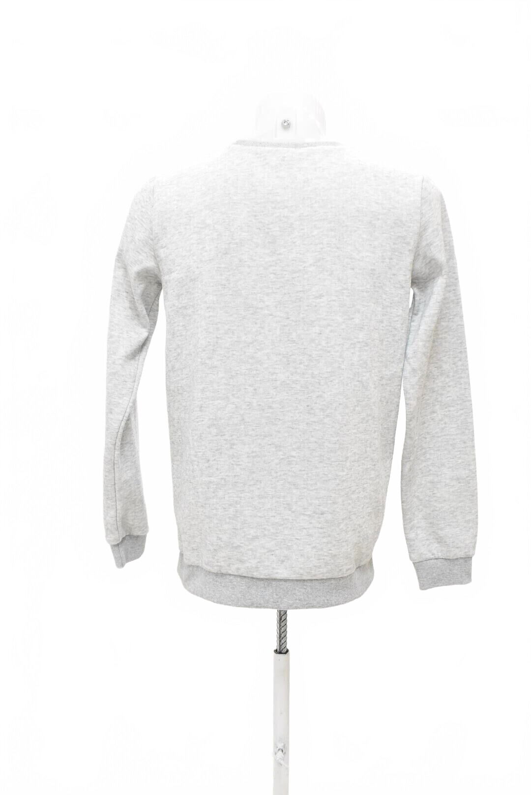 Chlapčenská mikina Chapter One s potlačou, farba sivá, veľkosť 170