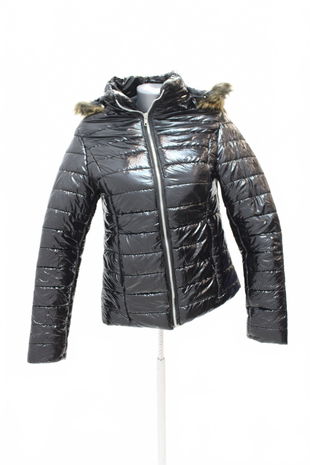Dámska zimná bunda Boohoo, farba čierna, veľkosť 36