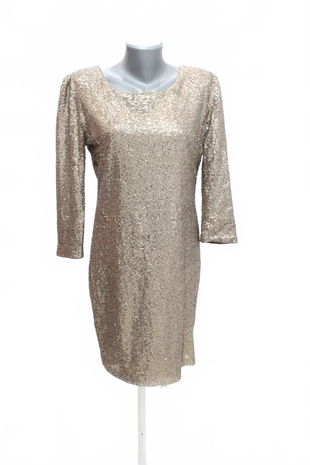 Dámske šaty Genesis, farba zlatá, veľkosť 42