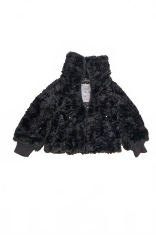 Dievčenská bunda Next, farba čierna, veľkosť 128