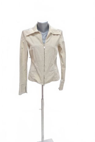 Dámska bunda Amisu, farba béžová, veľkosť M