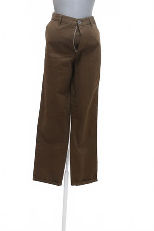 Pánské kalhoty Marks & Spencer, barva hnědá, velikost M