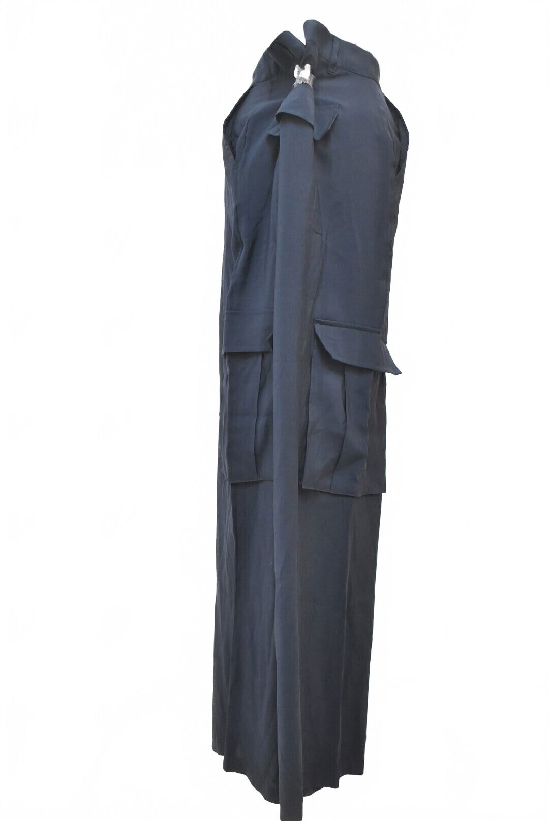 Dámské kalhoty Lindex, barva modrá, velikost 46