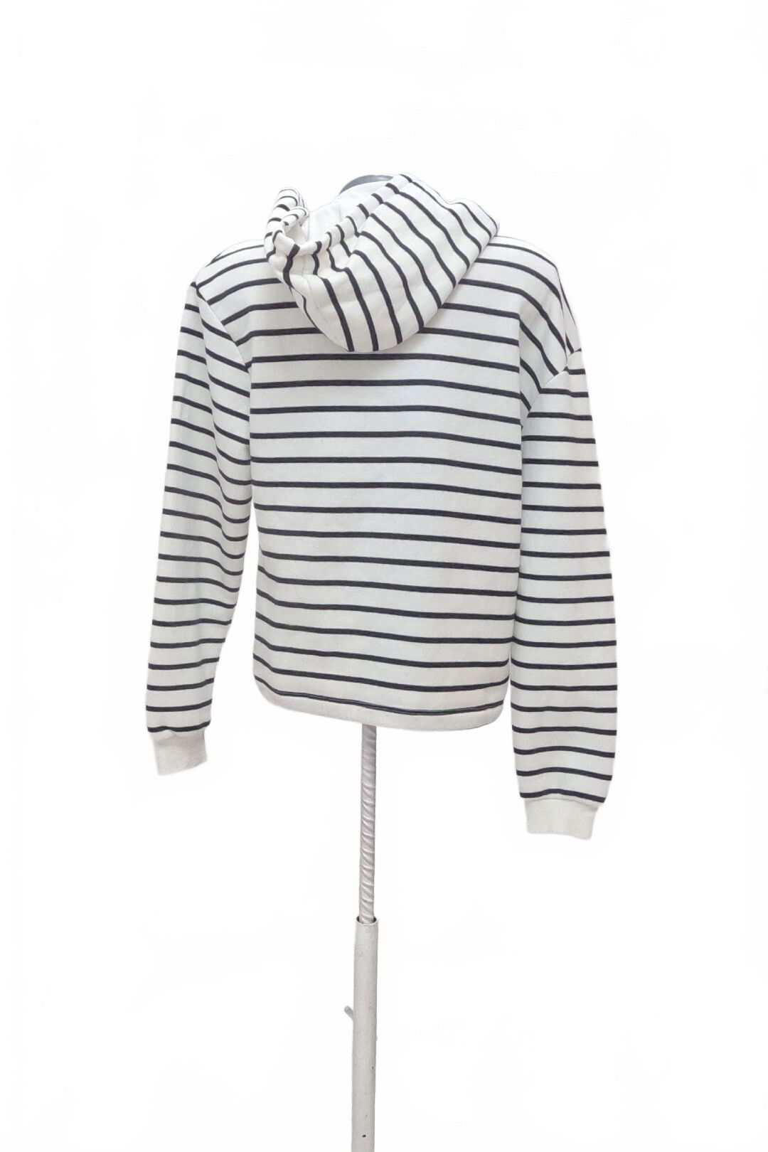Dámska mikina Pieces bez potlače, farba pruhovaná, veľkosť S