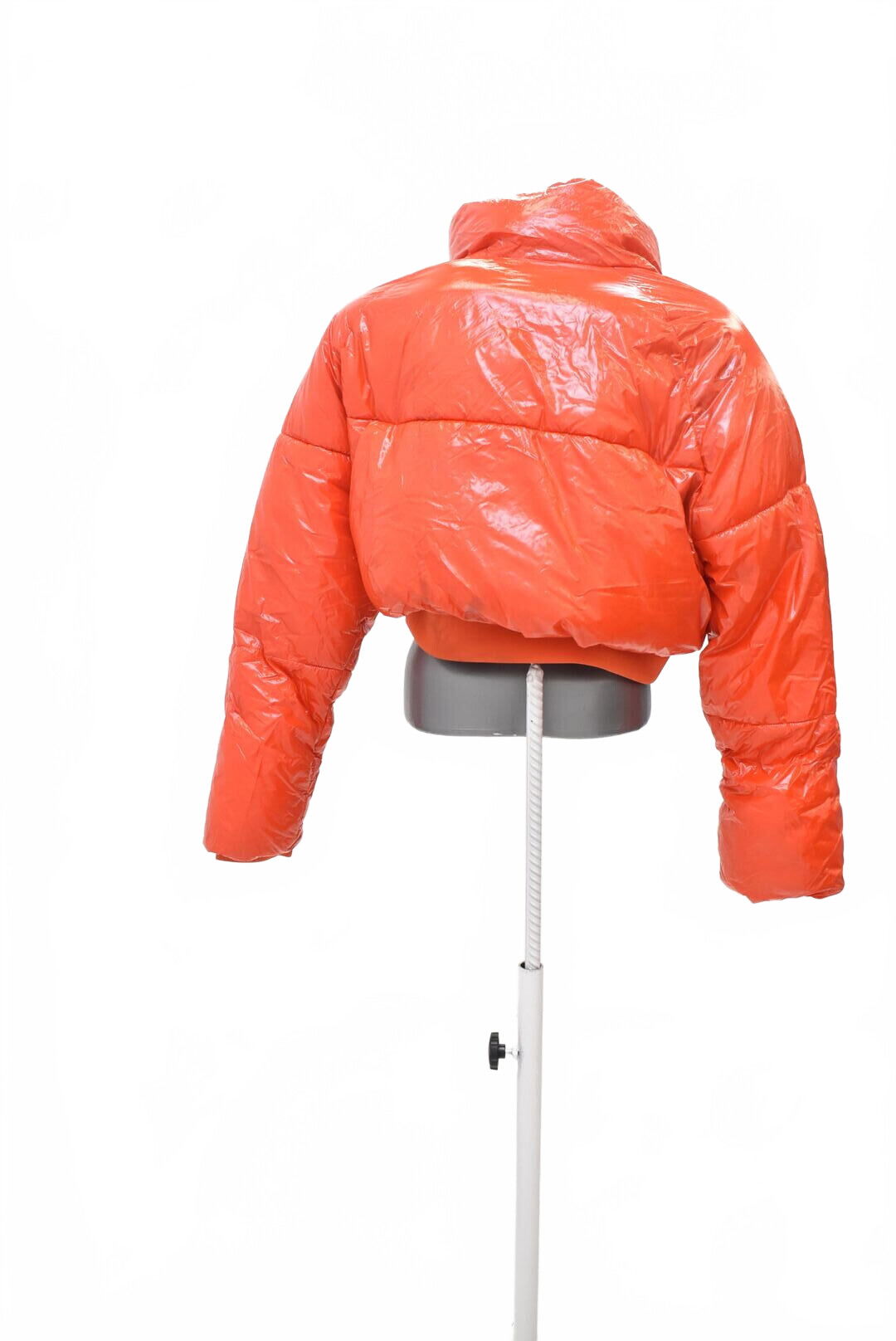 Dámská zimní bunda Zara, barva oranžová, velikost XL