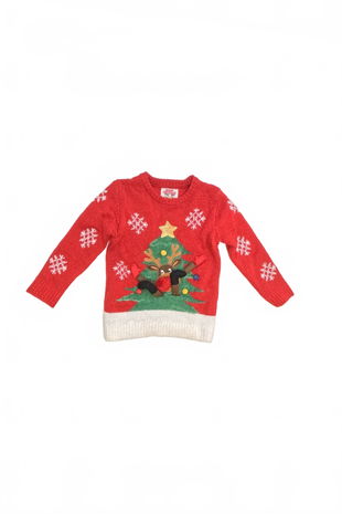 Dievčenský sveter F&F, farba viacfarebná, veľkosť 3-4 r