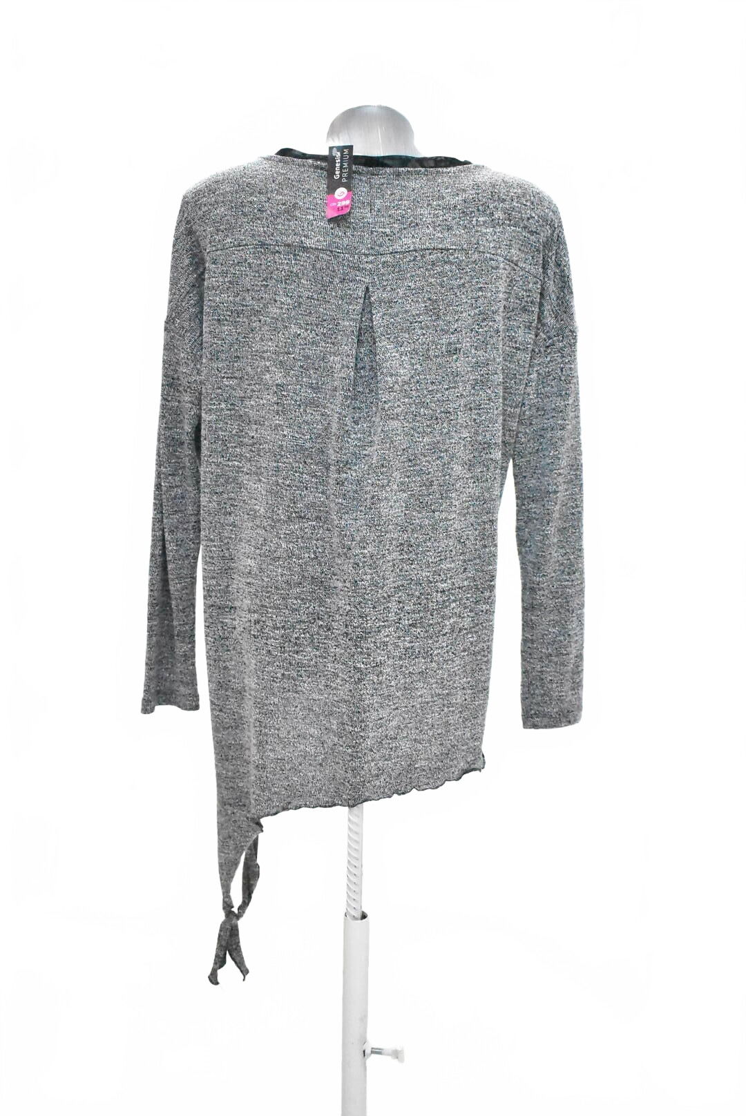 Dámske tričko Oui bez potlače, farba sivá, veľkosť L