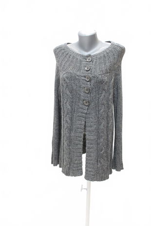 Dámsky sveter Michele Boyard, farba sivá, veľkosť M