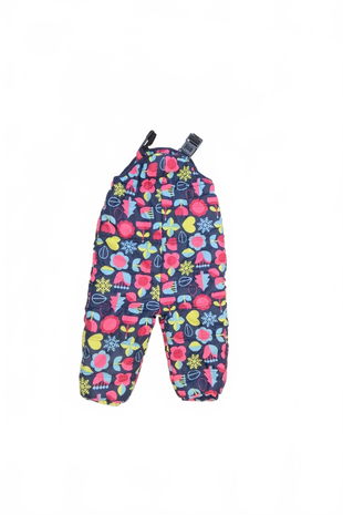 Dievčenské zimné nohavice Genesis, farba vzorovaná, veľkosť 86