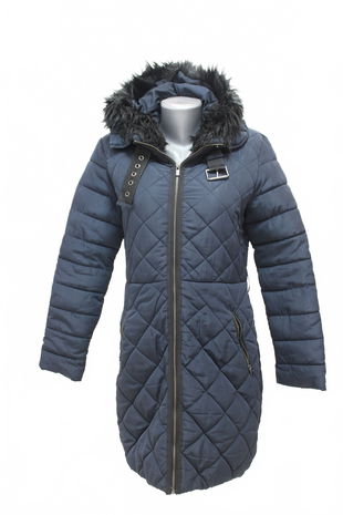 Dámska zimná bunda Reserved, farba modrá, veľkosť 36