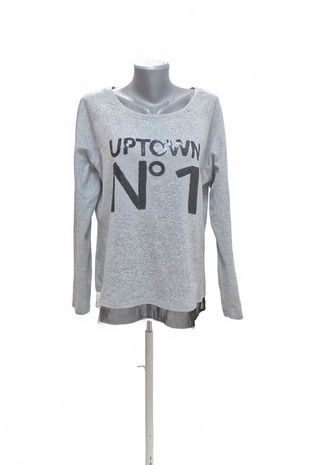 Dámske tričko Blind Date bez potlače, farba sivá, veľkosť 44