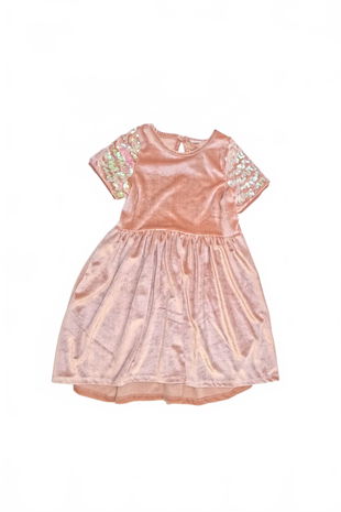 Dievčenské šaty Genesis, farba ružová, veľkosť 128