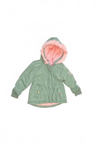 Dievčenská zimná bunda Genesis, farba khaki, veľkosť 92