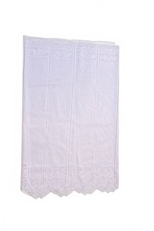 Záclona, barva bílá