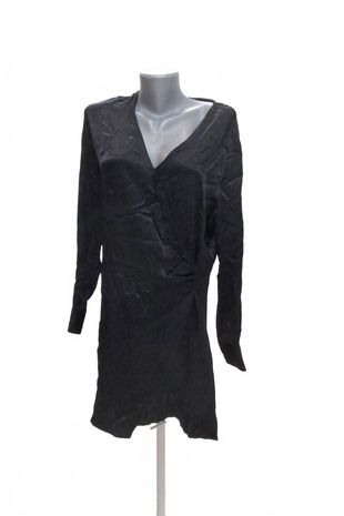 Dámske šaty Bershka, farba čierna, veľkosť L