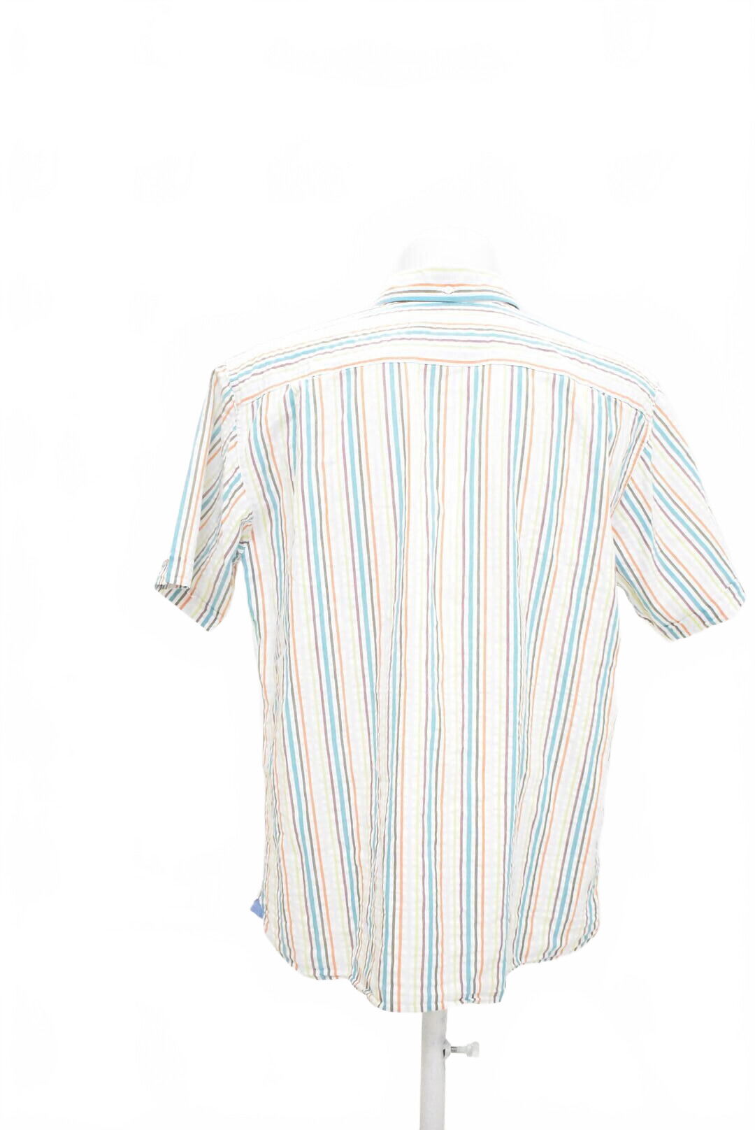 Pánská košile s krátkým rukávem Paul Smith, barva pruhovaná, velikost L