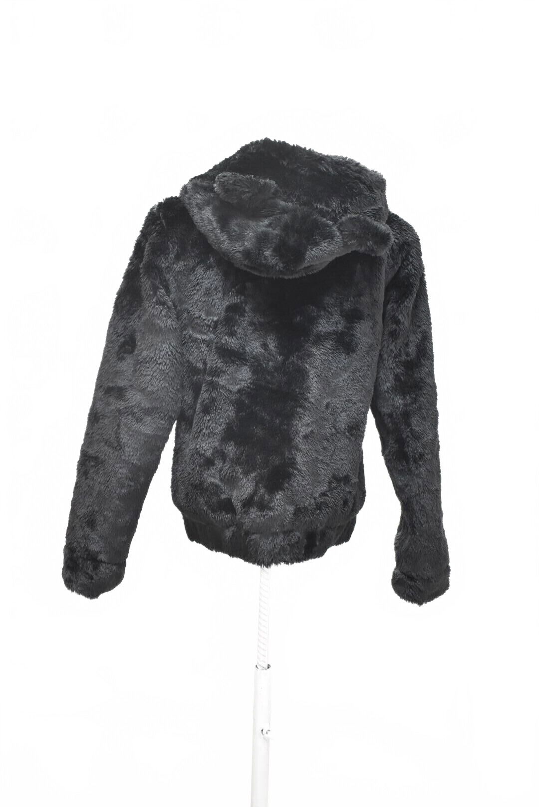 Dievčenská mikina H&M bez potlače, farba čierna, veľkosť 158