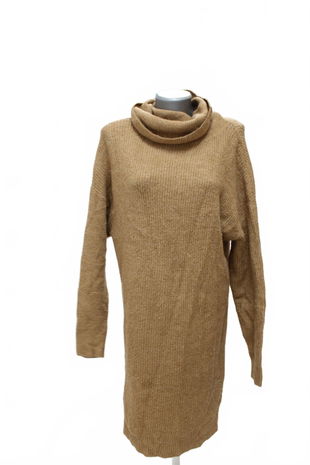 Dámske šaty Amisu, farba hnedá, veľkosť 36