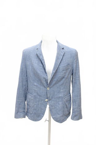 Pánské sako Hugo Boss, barva modrá, velikost M