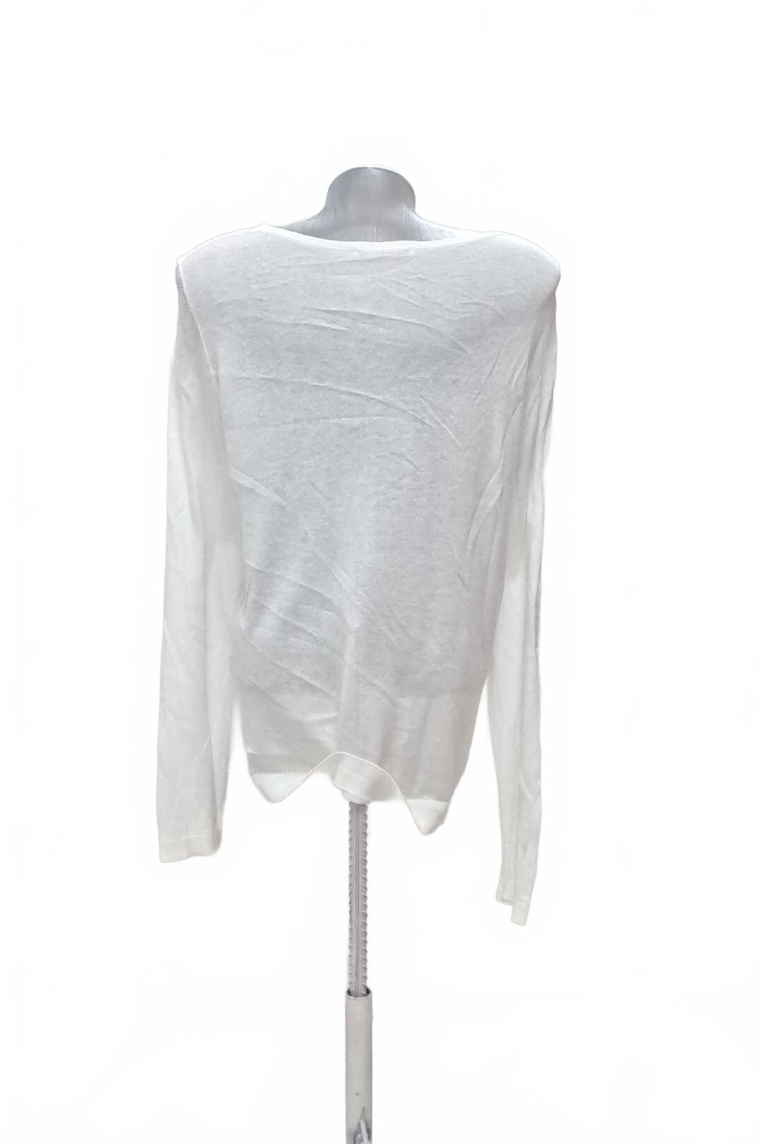 Dámsky sveter Camaieu, farba biela, veľkosť S