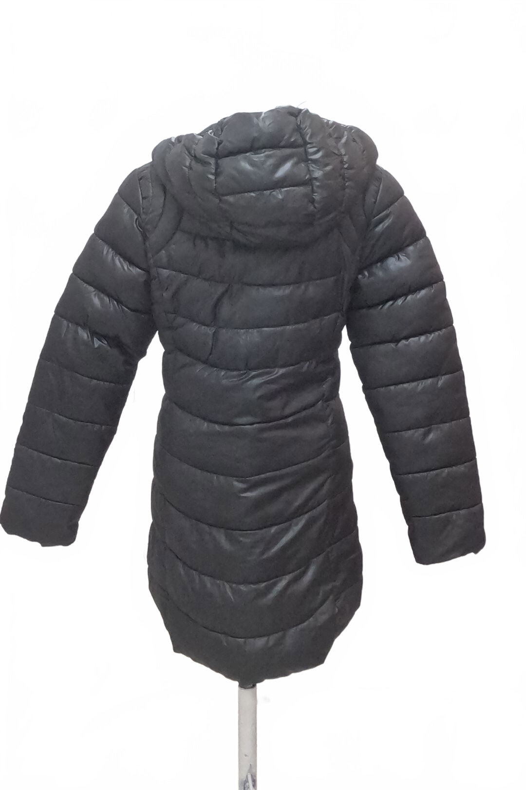 Dievčenská zimná bunda Y.f.k, farba čierna, veľkosť 158