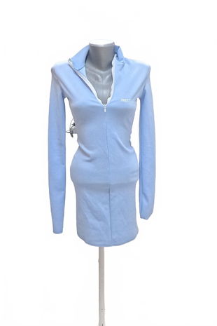 Dámske šaty Pretty Little Thing, farba modrá, veľkosť 34