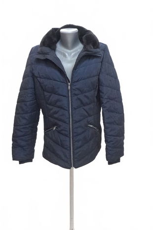 Dámska zimná bunda Tchibo, farba modrá, veľkosť 40