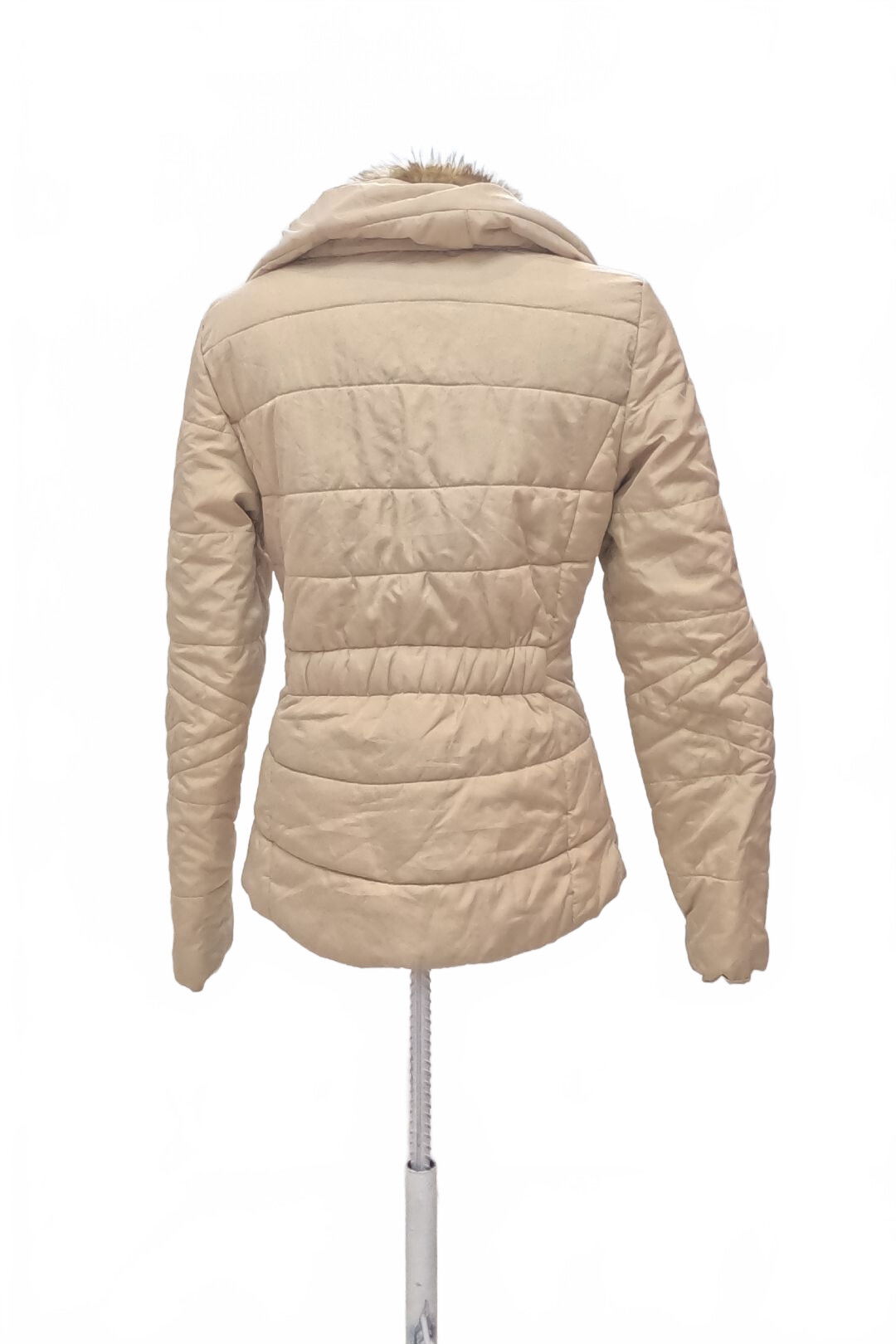 Dámska zimná bunda Gate, farba béžová, veľkosť M