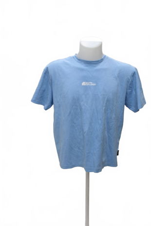 Pánské tričko Smog s potiskem, barva modrá, velikost M