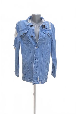 Dámska bunda Denim Co., farba denim, veľkosť 40