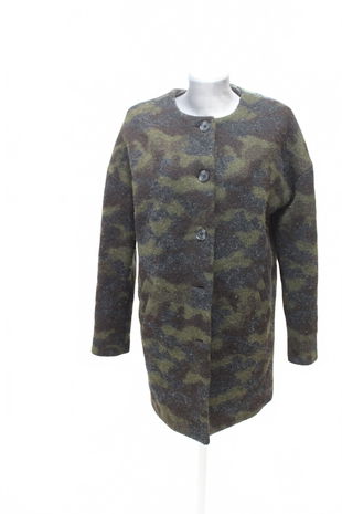 Dámsky zimný kabát Ichi, farba vzorovaná, veľkosť S