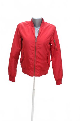 Dámska bunda Cropp, farba červená, veľkosť S