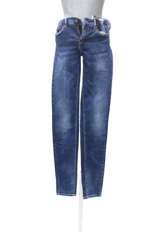 Dámske nohavice Pepe Jeans, farba denim, veľkosť S