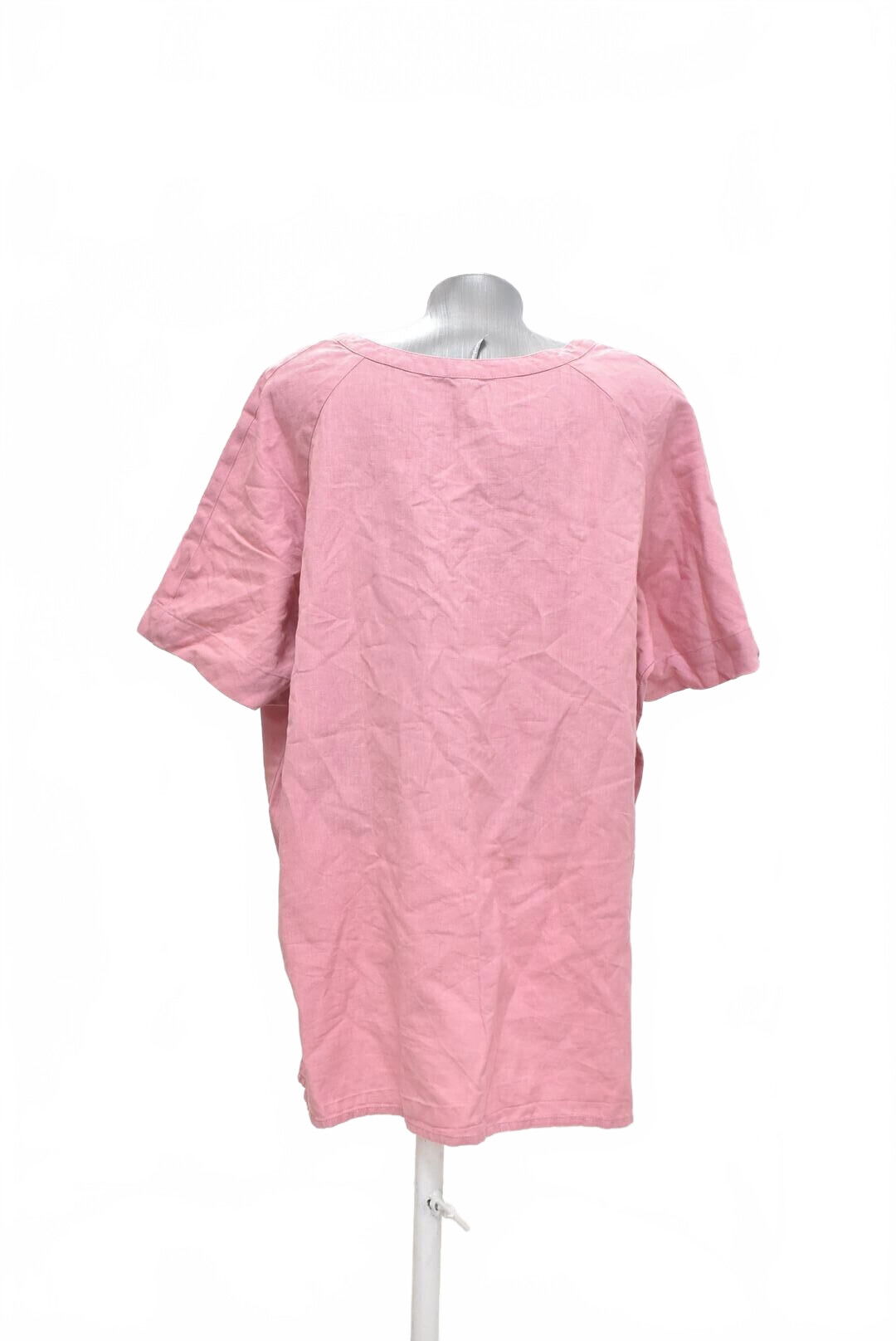 Dámské tričko Blancheporte bez potisku, barva růžová, velikost 52