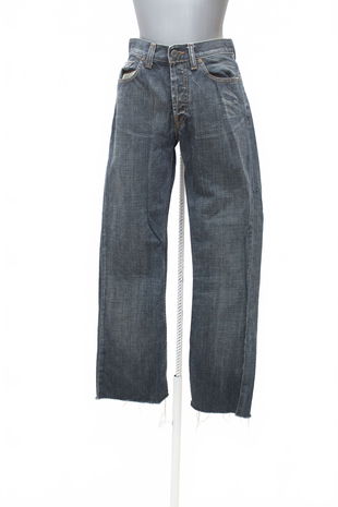 Dámske nohavice Tommy Hilfiger, farba denim, veľkosť S