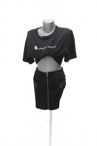 Dámska sukňa Guess, farba čierna, veľkosť M