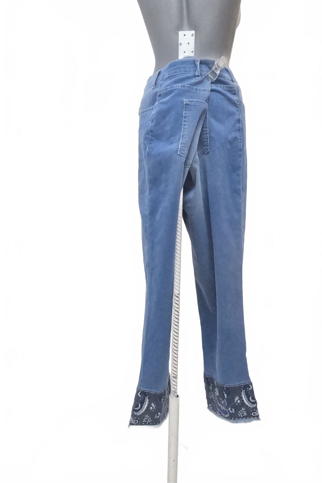 Dámské kalhoty Genesis, barva denim, velikost 4XL