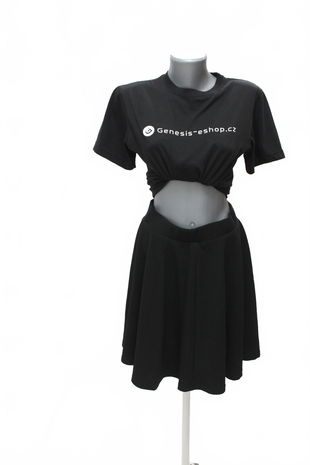 Dámska sukňa Shein, farba čierna, veľkosť M