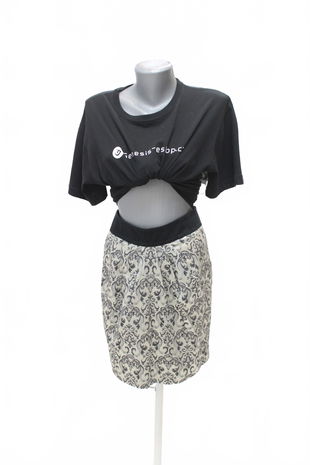 Dámska sukňa Naf Naf, farba kvetovaná, veľkosť 38