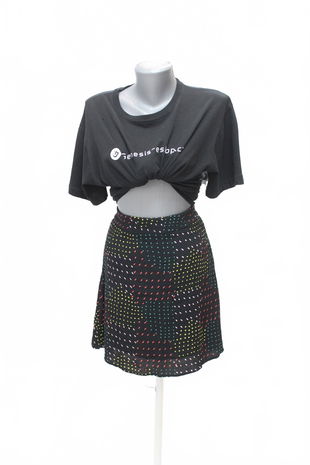 Dámska sukňa Naf Naf, farba vzorovaná, veľkosť 36